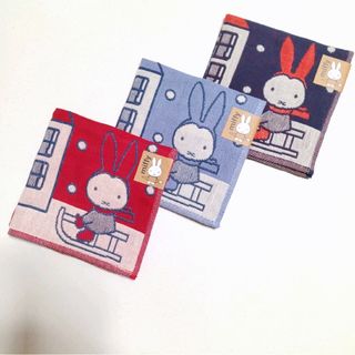 ミッフィー(miffy)のmiffy ☆3重 ガーゼハンカチ〈3枚〉【新品タグ付】(ハンカチ)