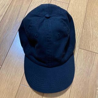 エイチアンドエム(H&M)のキャップ　黒　ブラック　無地(キャップ)