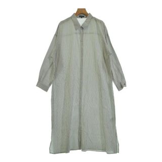 インディヴィ(INDIVI)のINDIVI インディヴィ シャツワンピース XL グレー 【古着】【中古】(その他)