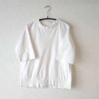 MUJI (無印良品) - ５部袖Tシャツ☆ラグランスリーブ☆無印