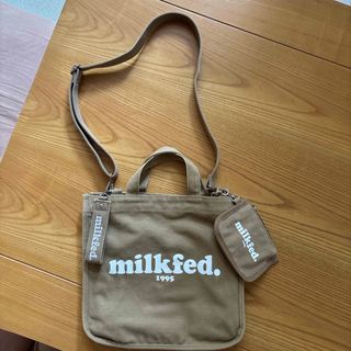 ミルクフェド(MILKFED.)のミルクフェド　バッグ　ショルダー　ベージュトート(トートバッグ)