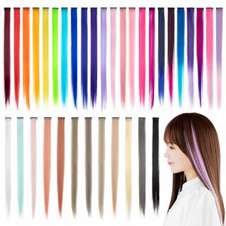 【色:ベージュB】[クラッセ] ワンタッチメッシュエクステ 6本セット 単色 グ(その他)