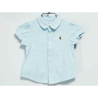 ラルフローレン(Ralph Lauren)のラルフローレン 半袖カットソーブラウス 80cm キッズ 女児 ブルー【中古】【新入荷!】‡(シャツ/カットソー)