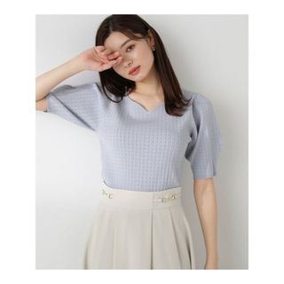 PROPORTION BODY DRESSING - ハートカットランダムリブニット