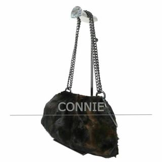 CONNIE ファー レザー 2WAY チェーン ハンドバッグ(ハンドバッグ)