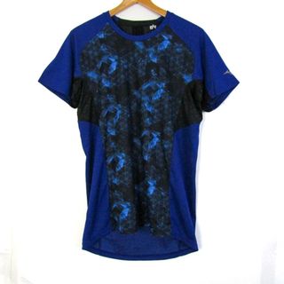 ミズノ(MIZUNO)のミズノ 半袖Ｔシャツ スポーツウエア トレーニングウエア ストレッチ トップス 大きいサイズ メンズ XLサイズ ブルー系 Mizuno(Tシャツ/カットソー(半袖/袖なし))