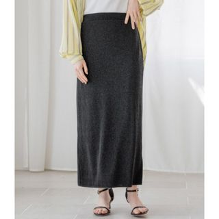 BAYFLOW - 美品 BAYFLOW ベイフロー ラメカットタイトスカート 黒 税込6,600円