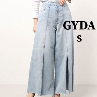 ジェイダ(GYDA)のGYDA ジェイダ スリット ハイウエスト デニム ワイド ジーンズ 8d10(デニム/ジーンズ)
