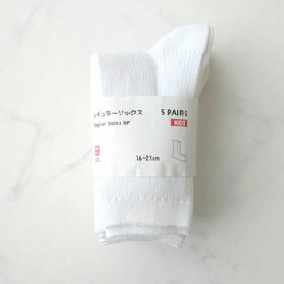 UNIQLO - ユニクロ　レギュラーソックス５足組　16-21cm　