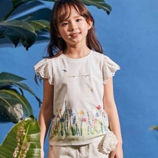 kate spade NEW YORK - ケイトスペード　トドラー チューリップアンドドラゴンフライTシャツ