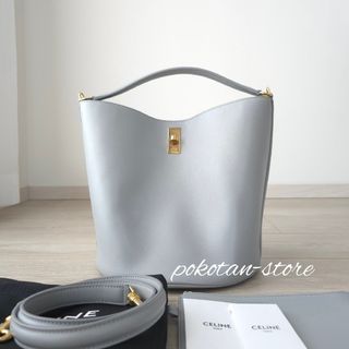 極美品【セリーヌ】セーズ　16　バケット　スムースカーフ　2way バッグ