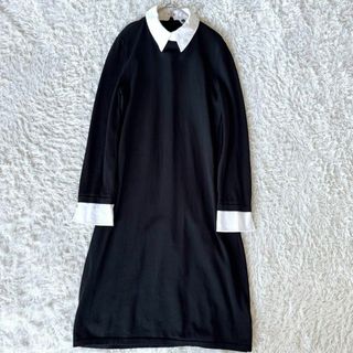 ラルフローレン(Ralph Lauren)の極美品　ラルフローレン　ニット　クレリック　ロング　ワンピース(ロングワンピース/マキシワンピース)
