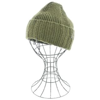 バートン(BURTON)のBURTON バートン ニットキャップ・ビーニー  カーキ 【古着】【中古】【送料無料】(ニット帽/ビーニー)