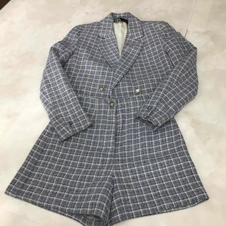 ザラ(ZARA)のZARA ブルーツイードセットアップ　Sサイズ(セット/コーデ)