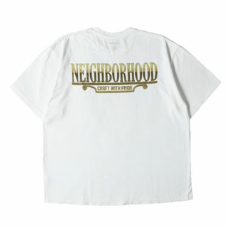ネイバーフッド(NEIGHBORHOOD)のNEIGHBORHOOD ネイバーフッド Tシャツ サイズ:L / 24SS ブランドロゴ グラフィック クルーネック Tシャツ / ホワイト 白 / トップス カットソー 半袖【メンズ】【中古】(Tシャツ/カットソー(半袖/袖なし))