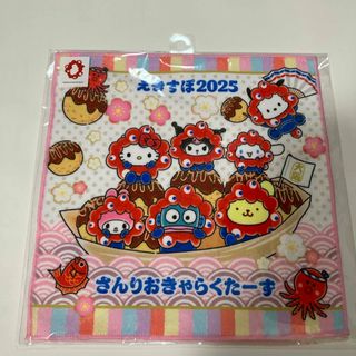 サンリオ(サンリオ)のサンリオ×ミャクミャク　ミニタオルハンカチ(キャラクターグッズ)