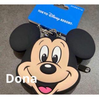 Disney - ミッキー　ケース付きバッグチャーム