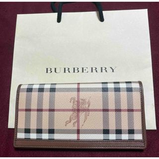 【極美品】BURBERRY  二つ折り財布 レザー【購入時10万円程】