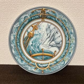 エルメス(HERMES)のエルメス　パッチワーク　突風　デザートプレート　21.5cm(食器)