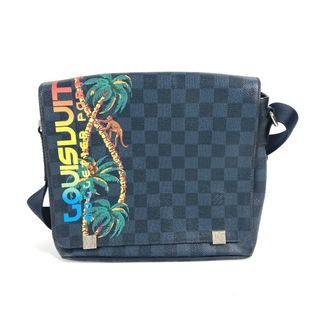 ルイヴィトン(LOUIS VUITTON)のルイヴィトン LOUIS VUITTON ディストリクトPM N50005  ダミエコバルト 斜め掛け カバン フラップ ショルダーバッグ ダミエコバルトキャンバス ネイビー(ショルダーバッグ)